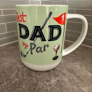 Harvest Green Studio“Best Dad by Par“Coffe Mug/The Par-fect Dad & Golfer’s Gift